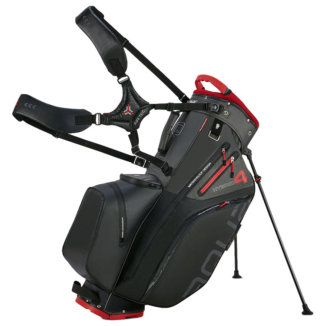 Big Max Aqua Hybrid 4 Golf Stand Bag Black/Charcoal/Red WL90084-BCR