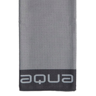 Big Max Aqua Tour Tri-Fold Golf Towel Silver/Charcoal