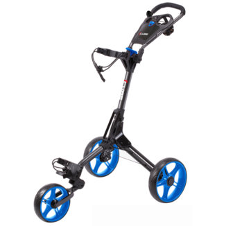 Cube Cart 3.0 3 Wheel Golf Trolley Charcoal/Blue