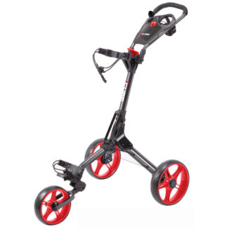 Cube Cart 3.0 3 Wheel Golf Trolley Charcoal/Red