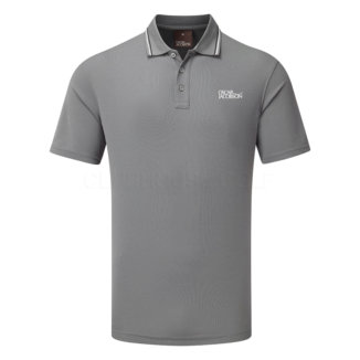 Oscar Jacobson Stanley Golf Polo Shirt Iron Grey OJTS0072-IGY