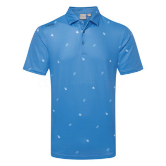 Ping Two Tone Golf Polo Shirt Danube/Infinity Blue Multi P03571-DEB