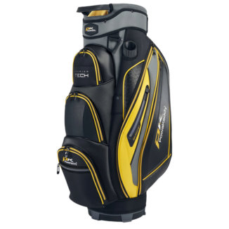 PowaKaddy Premium Tech Golf Cart Bag Gunmetal/Black/Yellow 02782-01-01