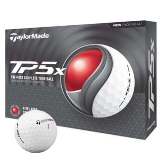 TaylorMade TP5x Personalised Logo Golf Balls White