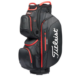 Titleist StaDry 15 Golf Cart Bag Black/Black/Red TB22CT7-006