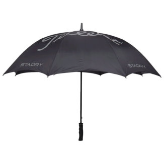 Titleist StaDry Single Canopy Golf Umbrella Gloss Black/Charcoal TA23STSCU-02