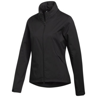 adidas Ladies RAIN.RDY Full Zip Waterproof Golf Jacket FT0694 Black