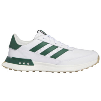 adidas S2G SL Leather Golf Shoes White/Collegiate Green/Gum 4 IF0299