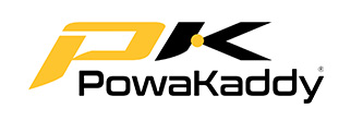 PowaKaddy DLX Lite FF Golf Trolley Gunmetal/Red