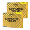 Callaway Chrome Tour Golf Balls Yellow Multi Buy