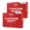 Callaway Chrome Soft Triple Track Golf Balls White Multi Buy