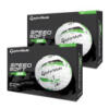 TaylorMade SpeedSoft Ink Golf Balls White/Green Multi Buy