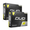 Wilson Duo Optix Matte Golf Balls Yellow Multi Buy