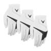 Callaway Weather Spann Golf Glove (2 Pack) White (Right Handed Golfer) Multi Buy