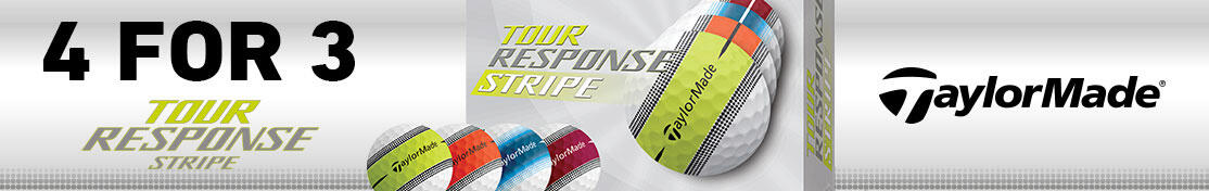 TaylorMade Tour Response Stripe 4 For 3 Ball Offer