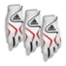 adidas Exert Golf Glove White (Right Handed Golfer) Multi Buy