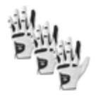 Bionic Stable Grip Golf Glove White (Right Handed Golfer) Multi Buy