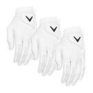 Callaway Tour Authentic Golf Glove White (Right Handed Golfer) Multi Buy