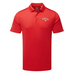 Callaway Tournament Golf Polo Shirt True Red - Clubhouse Golf