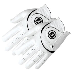 FootJoy WeatherSof Golf Glove (2 Pack) White (Right Handed Golfer)