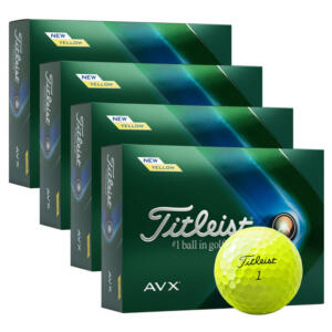 Titleist 2023 AVX Golf Balls (4 For 3) Yellow