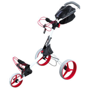 Big Max IQ+ 3 Wheel Golf Trolley White/Red