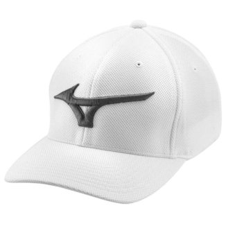 Mizuno Tour Performance Golf Cap White/Black 52FF1801P-01