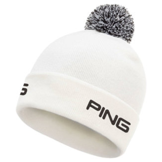 Ping Knit Pom Golf Beanie White P03469-002