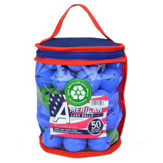Mixed Practice Lake Golf Balls Bag White (50 Balls)