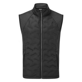 Abacus Elgin Hybrid Golf Wind Vest Black 6285-600