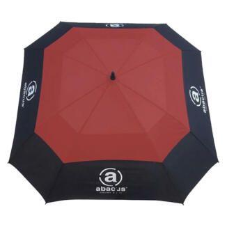 Abacus Square Golf Umbrella Red/Black 7840-400