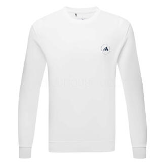 adidas Crewneck Golf Sweater White IU4517