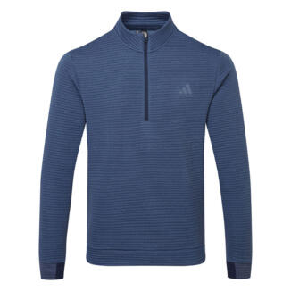 adidas DWR Ultimate365 Textured 1/4 Zip Golf Sweater Collegiate Navy/Preloved Ink IL0562