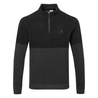 adidas Ultimate365 Fleece 1/4 Zip Golf Sweater Black/Carbon IW1414