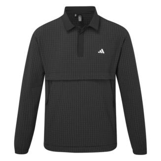 adidas Ultimate365 Tour WIND.RDY 1/4 Zip Golf Wind Top Black IW2814