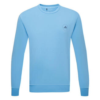 adidas Crewneck Golf Sweater Semi Blue Burst IU4521