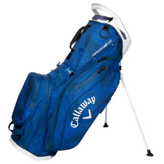 Callaway Fairway 14 Hyper Dry Golf Stand Bag Blue Palms/Light Grey