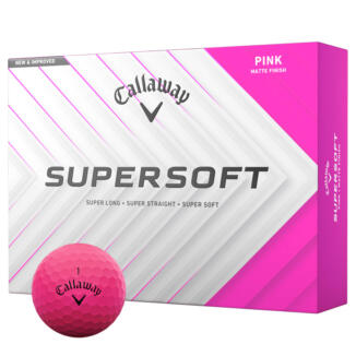 Callaway Supersoft Golf Balls Matte Pink