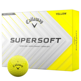 Callaway Supersoft Golf Balls Yellow