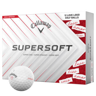 Callaway Supersoft Love Golf Balls White