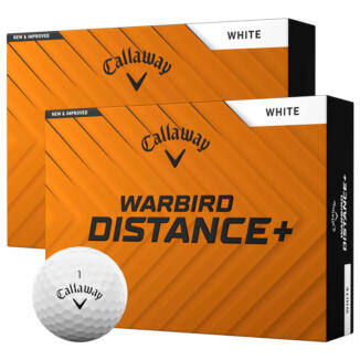 Callaway Warbird Distance+ Golf Balls (Double Dozen) White