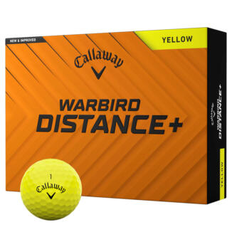 Callaway Warbird Distance+ Golf Balls Yellow