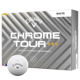 Callaway Chrome Tour Triple Diamond Golf Balls White