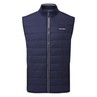 Calvin Klein Baylor Creek Hybrid Golf Wind Vest Engine Blue CKMA24925