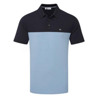 Calvin Klein Colour Block Golf Polo Shirt Navy/Blue C9690