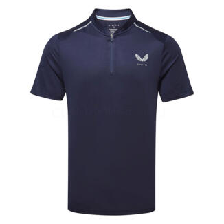 Castore Pinnacle Varsity Golf Polo Shirt Midnight Navy GMD30832-175