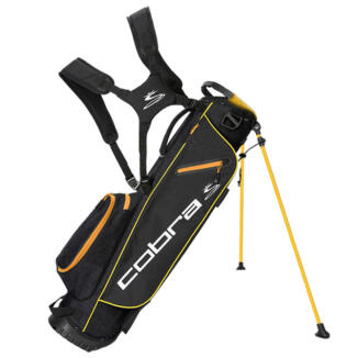 Cobra Ultralight Sunday Golf Stand Bag Black/Gold Fusion 909311-06