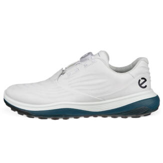 Ecco LT1 BOA Golf Shoes White/Petrol 132274-61203