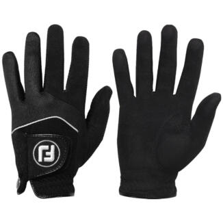 FootJoy Ladies Rain Grip Golf Glove (Pair Pack) Black