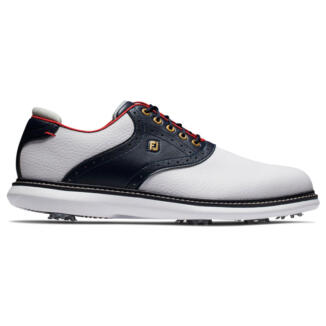 FootJoy LE FJ Traditions 57951 Golf Shoes White/Red/Navy